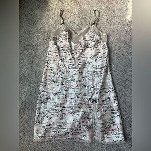 victoria secret butterfly lace slip dress Dream Angels Butterflies Jacquard Midi Slip Dress, Floral, XXL - Women's Slips